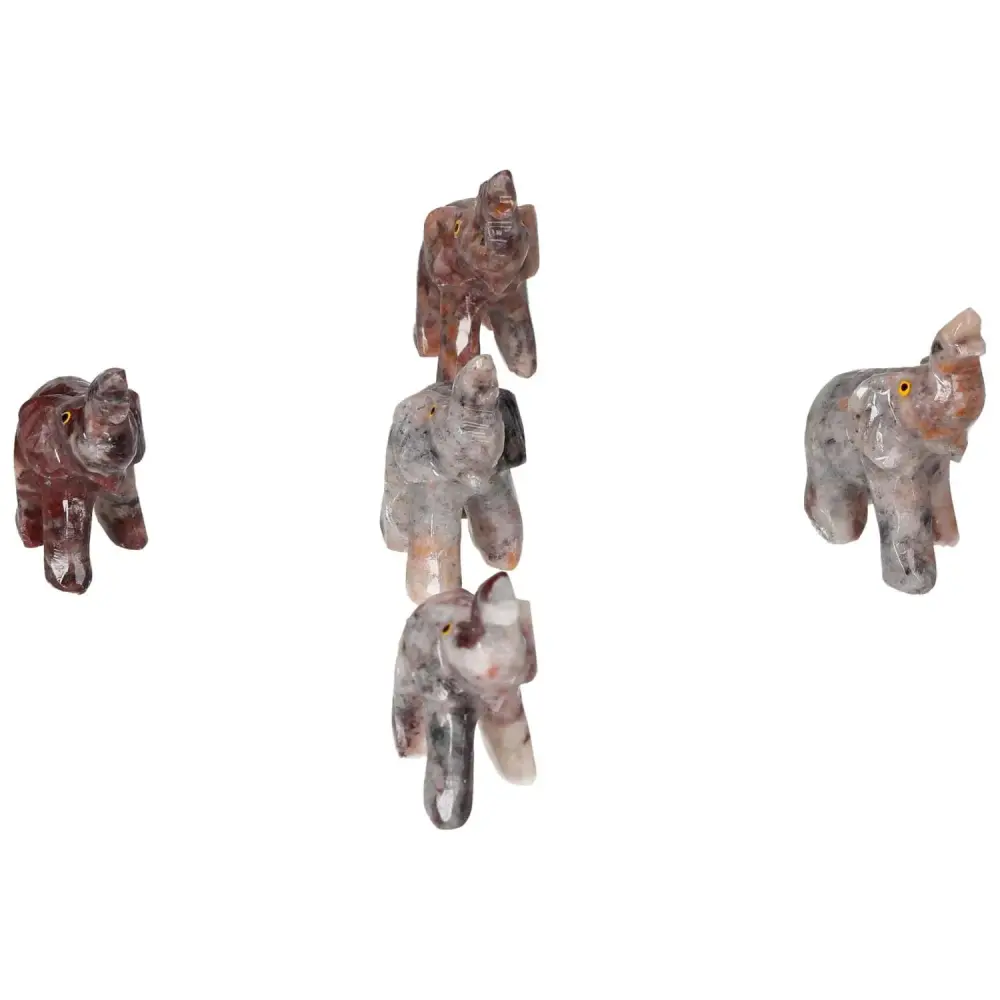 Carved Moon Marble Elephant 571234 - Image 3