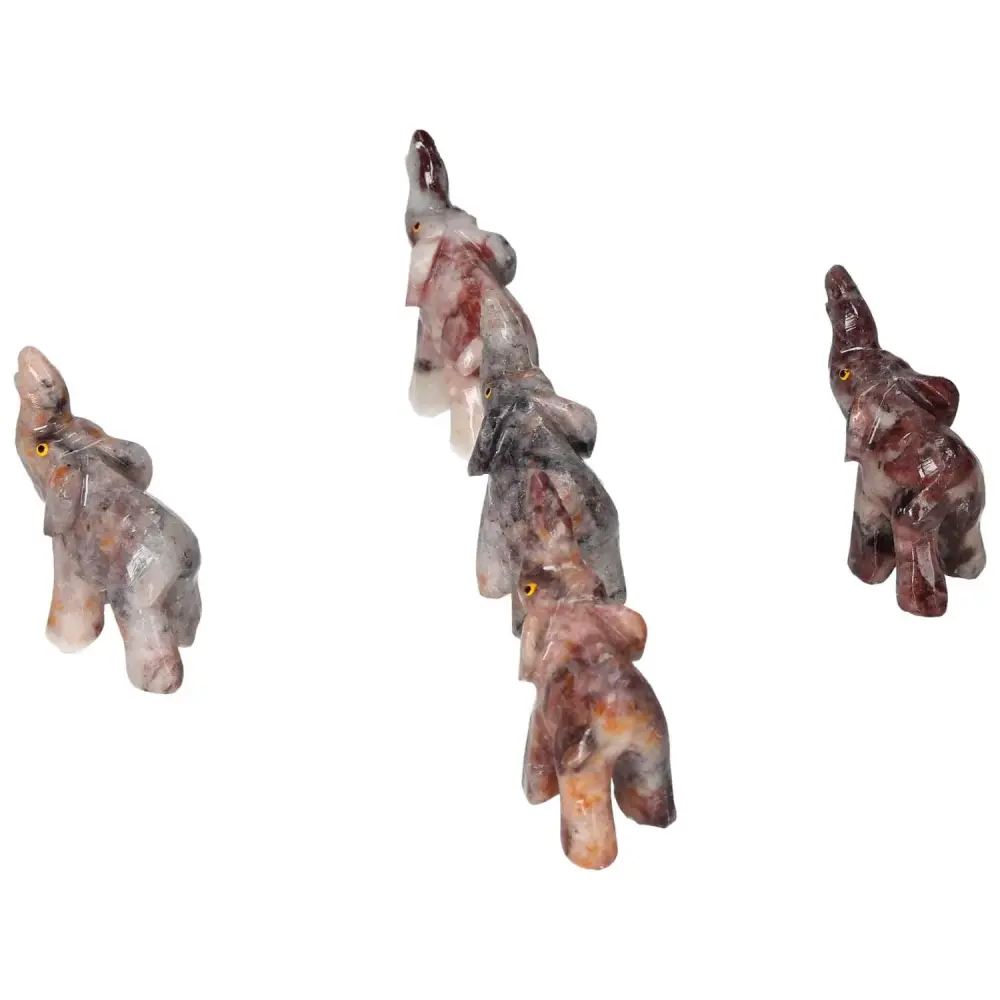 Carved Moon Marble Elephant 571234 - Image 6