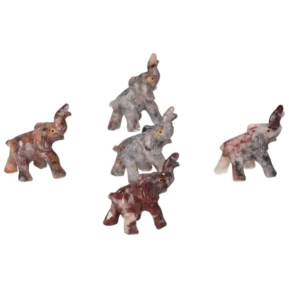 Carved Moon Marble Elephant 571234 - Image 8