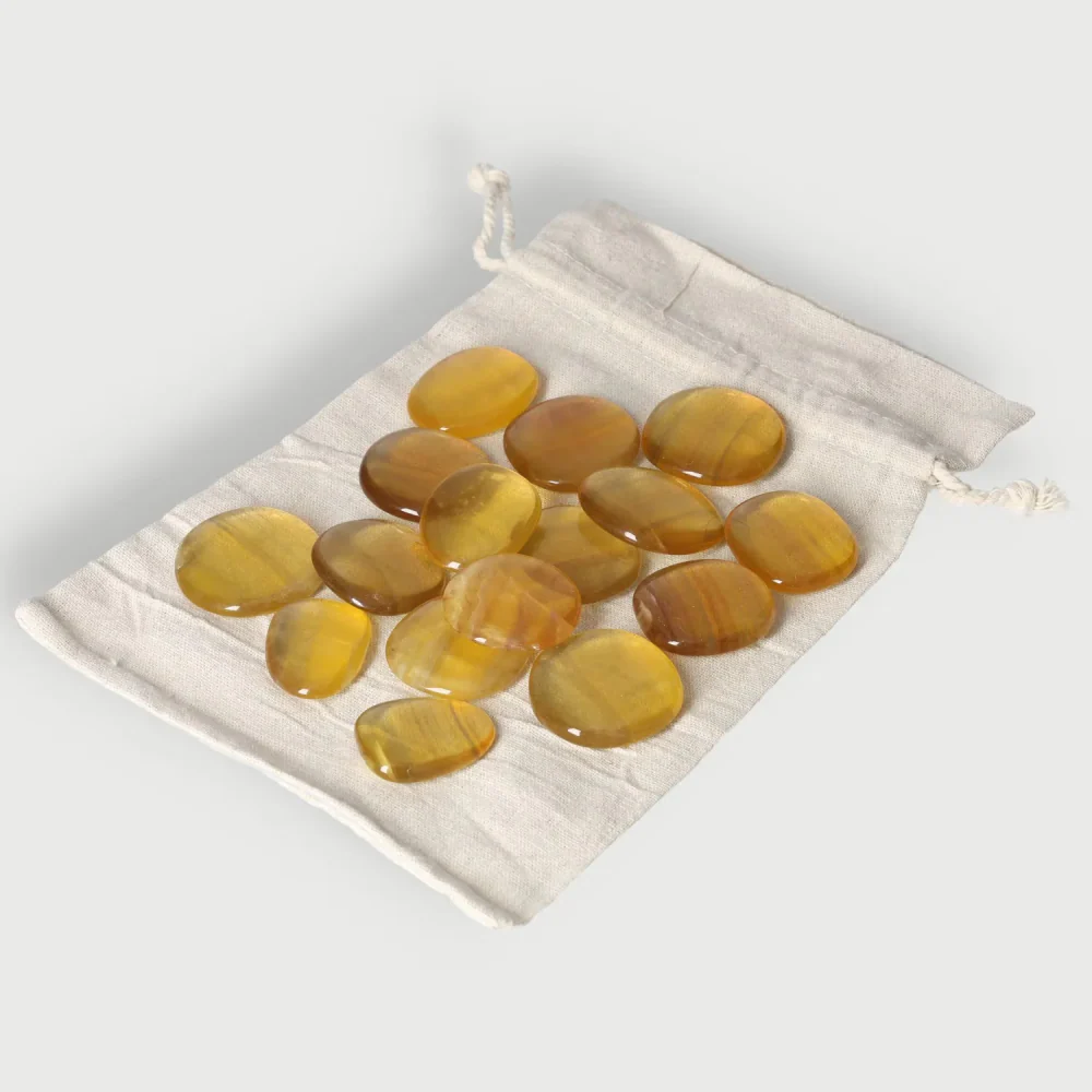 Fluorite Palm Stone 080316 - Image 4