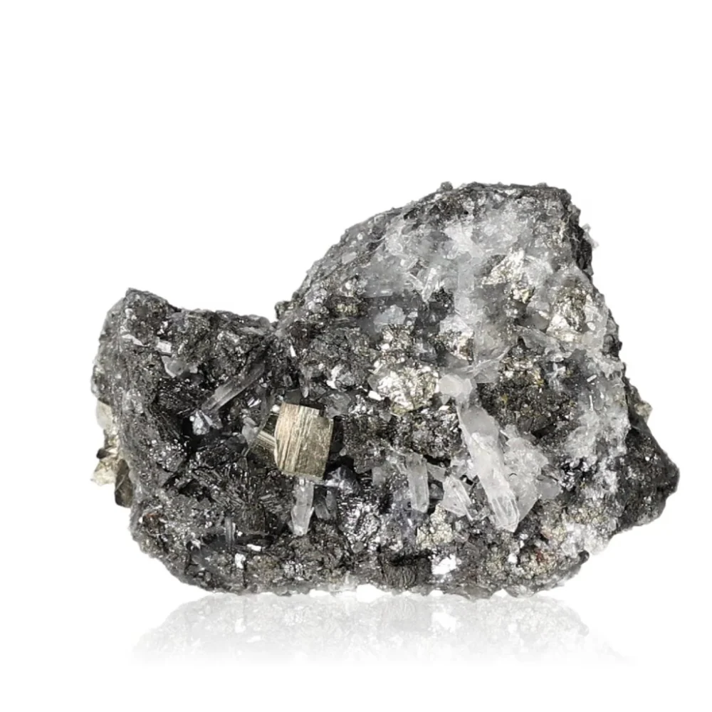 Pyrite with Sphalerite and Quartz 053020 - Image 2