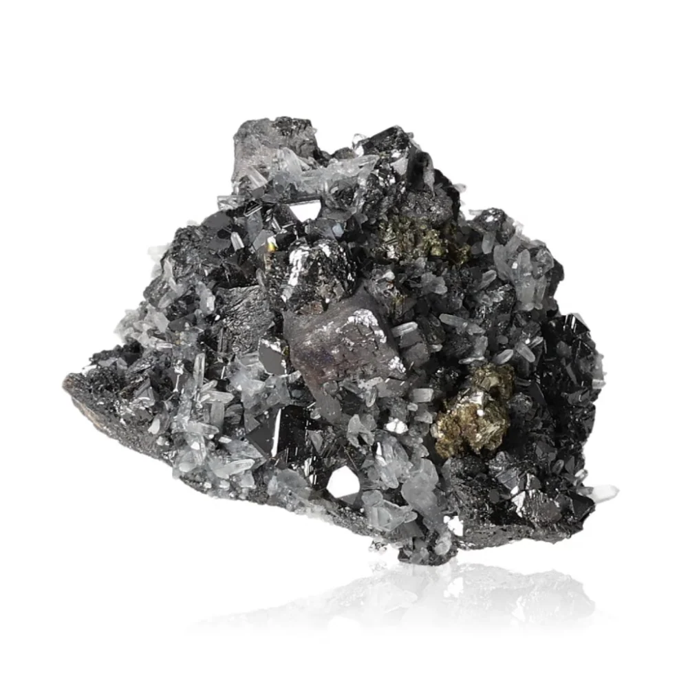 Sphalerite with Galena and Chalcopyrite 054478 - Image 2