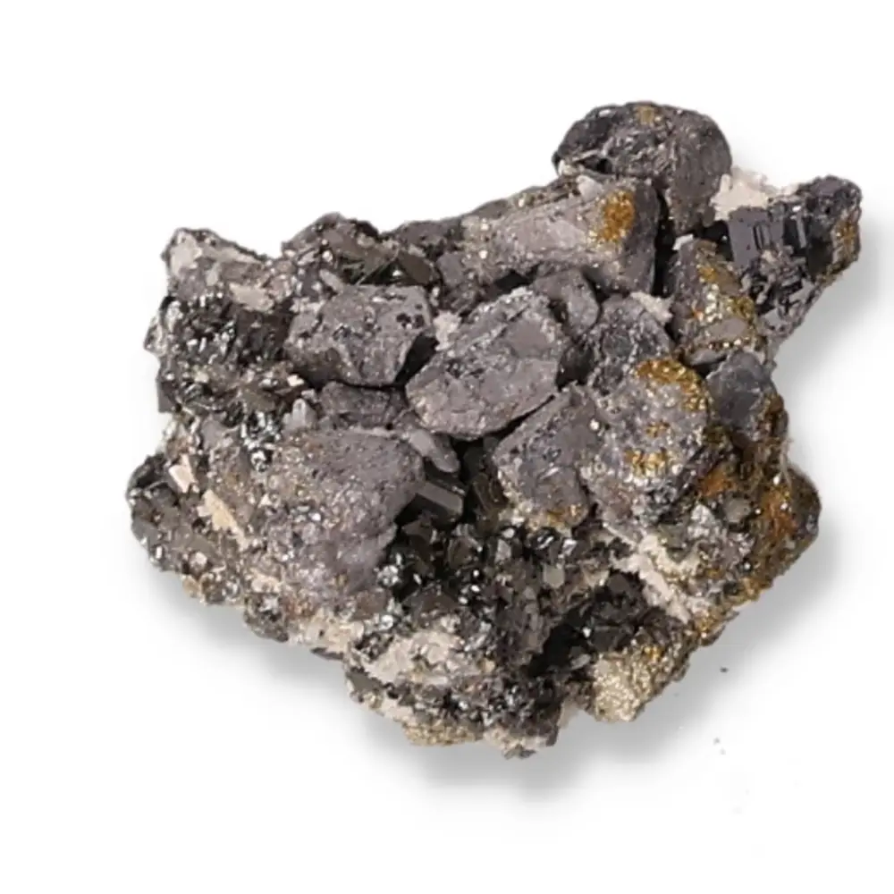 Galena with Chalcopyrite and Quartz 059398 - Image 2