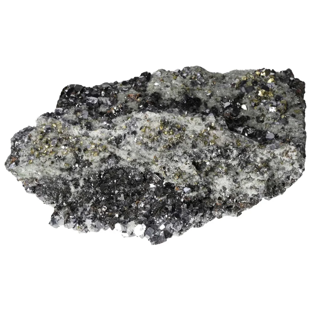 Sphalerite with Galena, Quartz and Chalcopyrite 042505 - Image 13