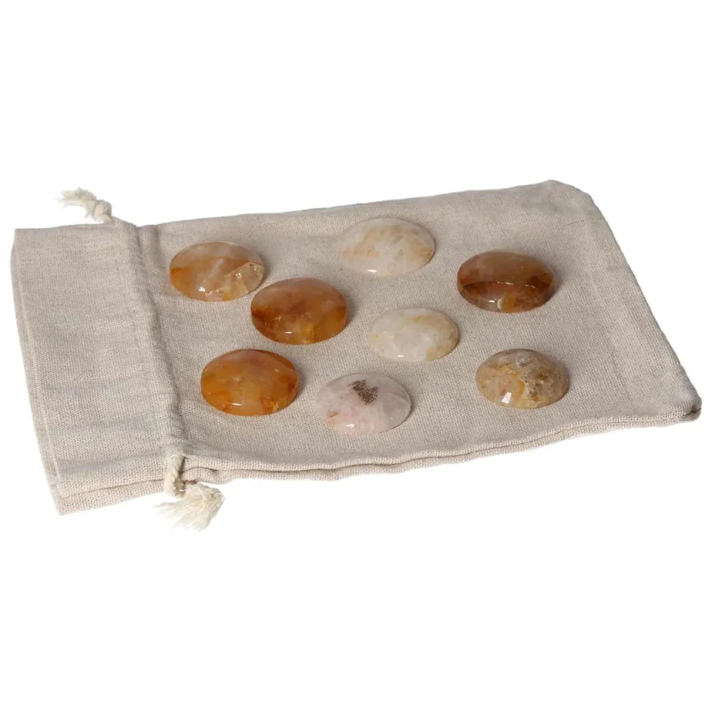 Golden Healer Quartz Small Palmstone 585712 - Image 13