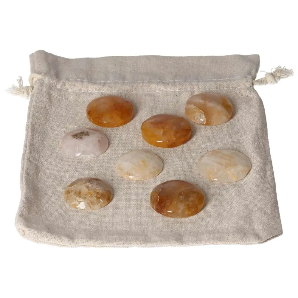Golden Healer Quartz Small Palmstone 585712 - Image 3