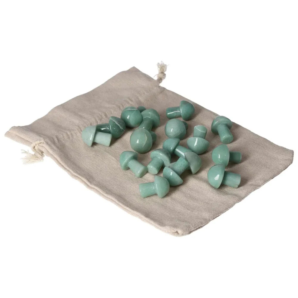 Green Aventurine Small Mushroom 585477 - Image 12