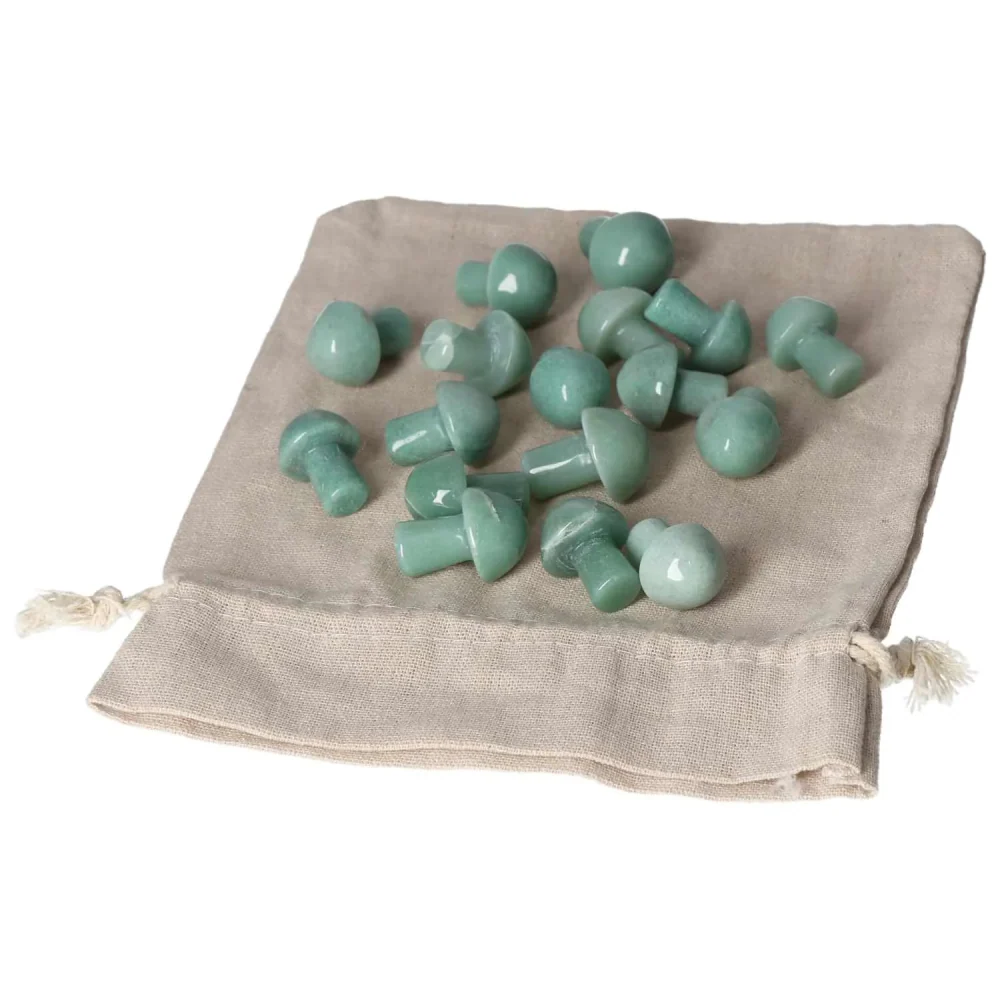 Green Aventurine Small Mushroom 585477 - Image 14