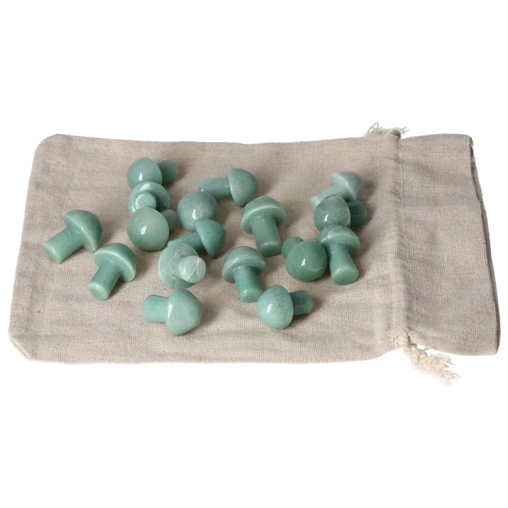 Green Aventurine Small Mushroom 585477 - Image 16