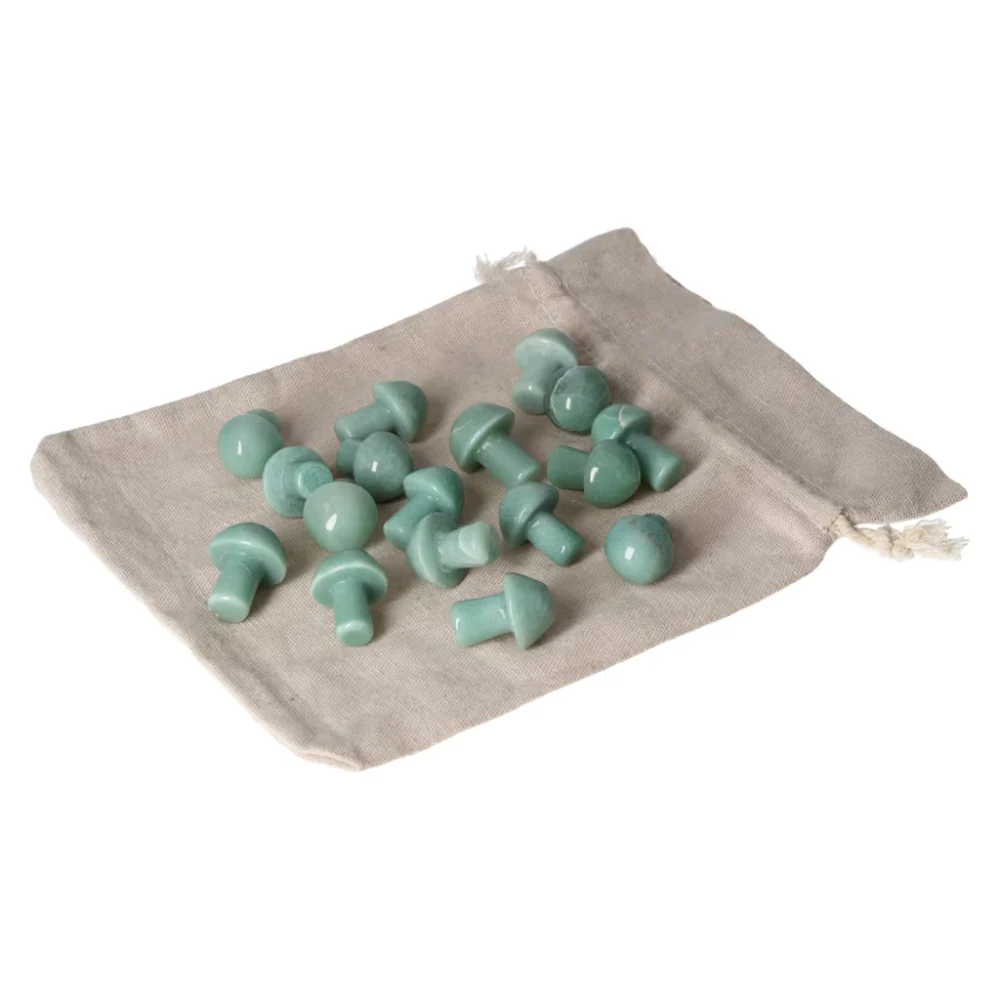 Green Aventurine Small Mushroom 585477 - Image 9