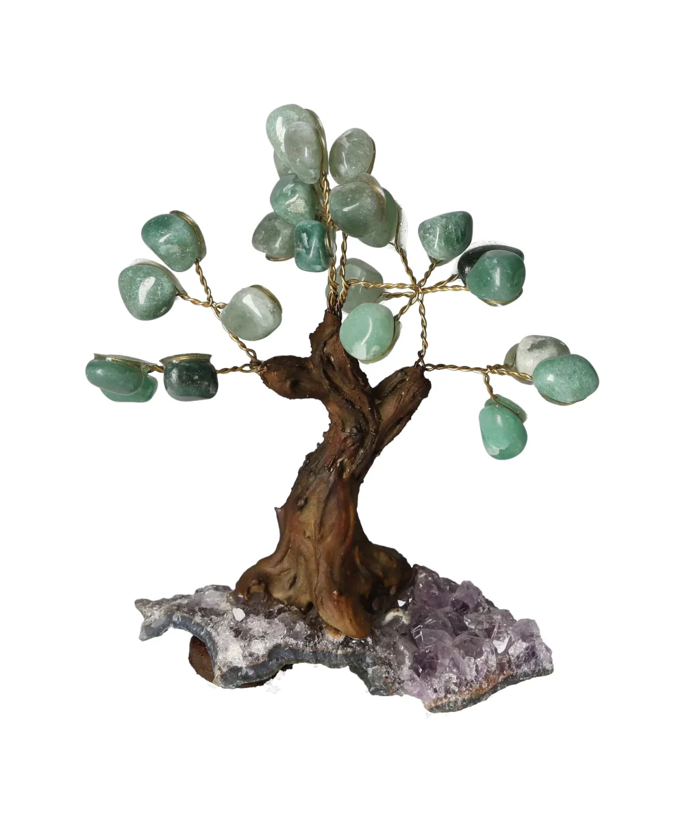 Green Quartz Tree 13 cm 636193 - Image 4