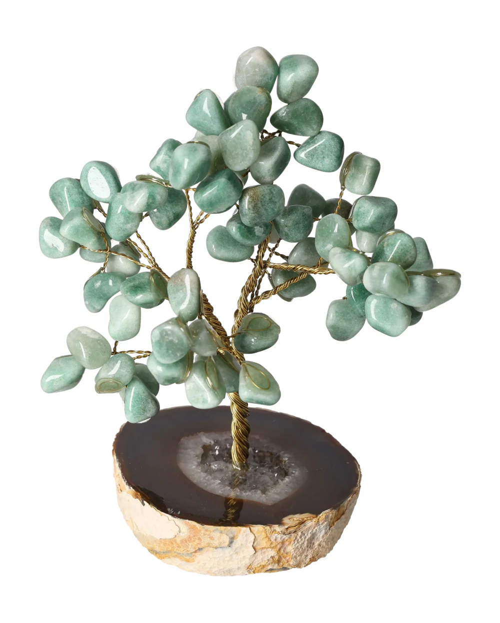 Green Quartz Tree Wire Agate Base 15 cm 636186 - Image 4