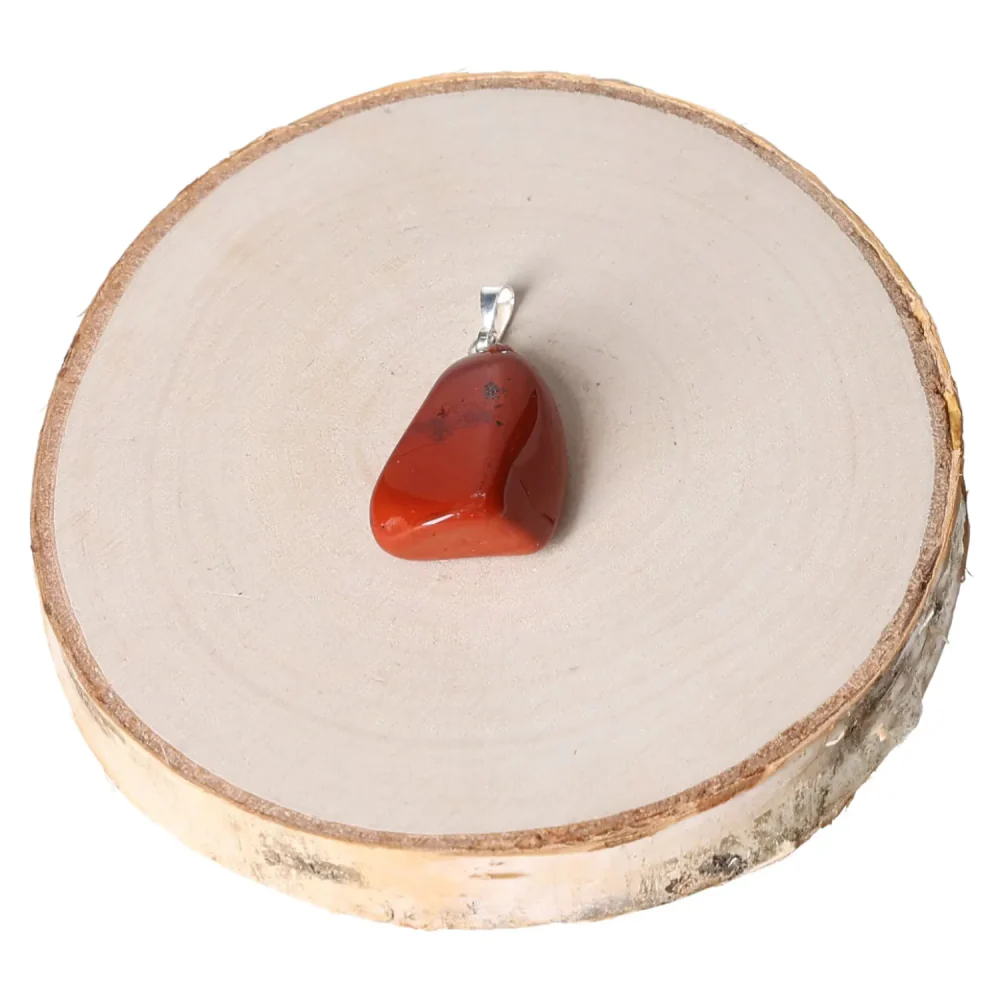 Jasper Red Tumbled Pendant 555463 P30 - Image 3
