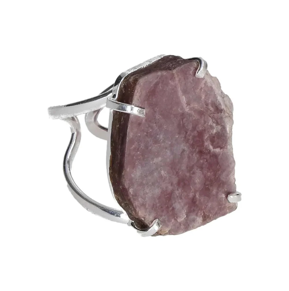Lepedolite Arc Ring Silver 622110 - Image 2