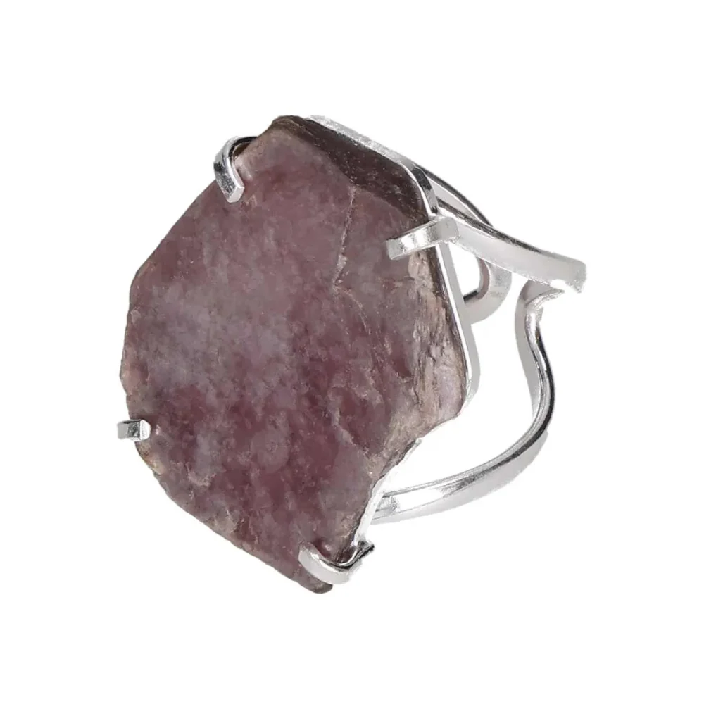 Lepedolite Arc Ring Silver 622110 - Image 3