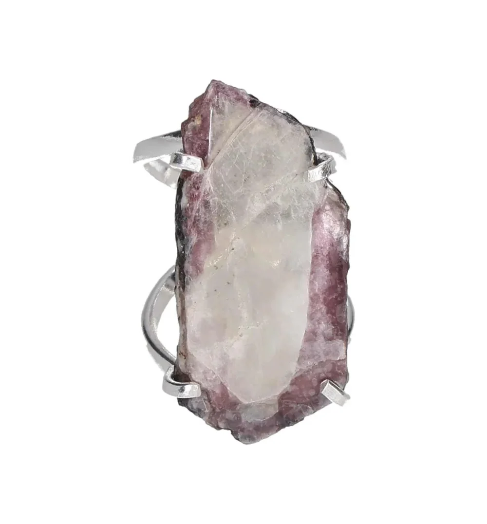 Lepedolite Arc Ring Silver 622141