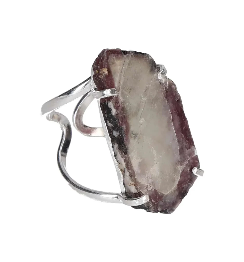Lepedolite Arc Ring Silver 622141 - Image 2