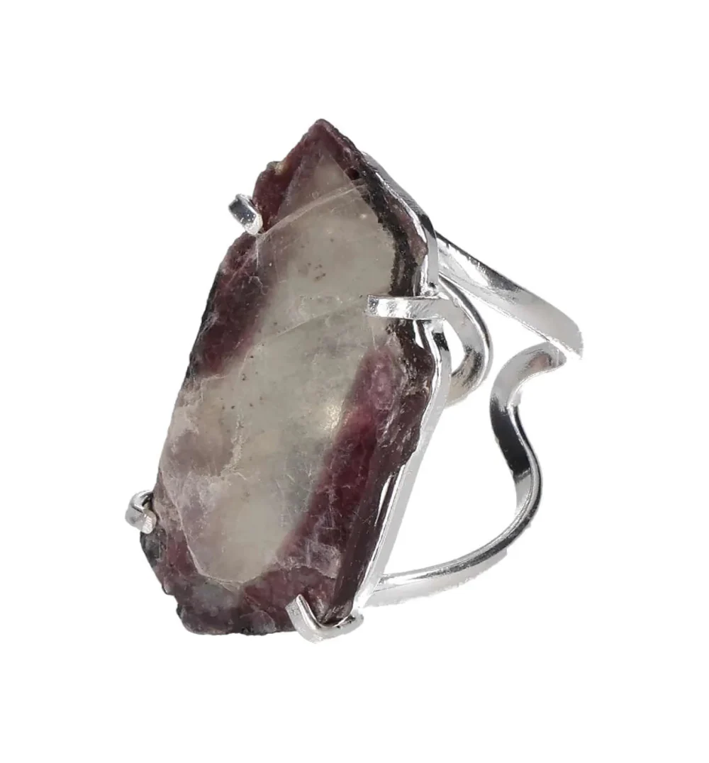 Lepedolite Arc Ring Silver 622141 - Image 3