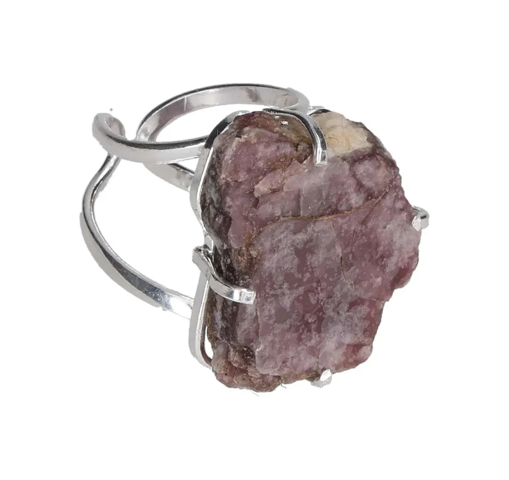 Lepedolite Arc Ring Silver 622097 - Image 2