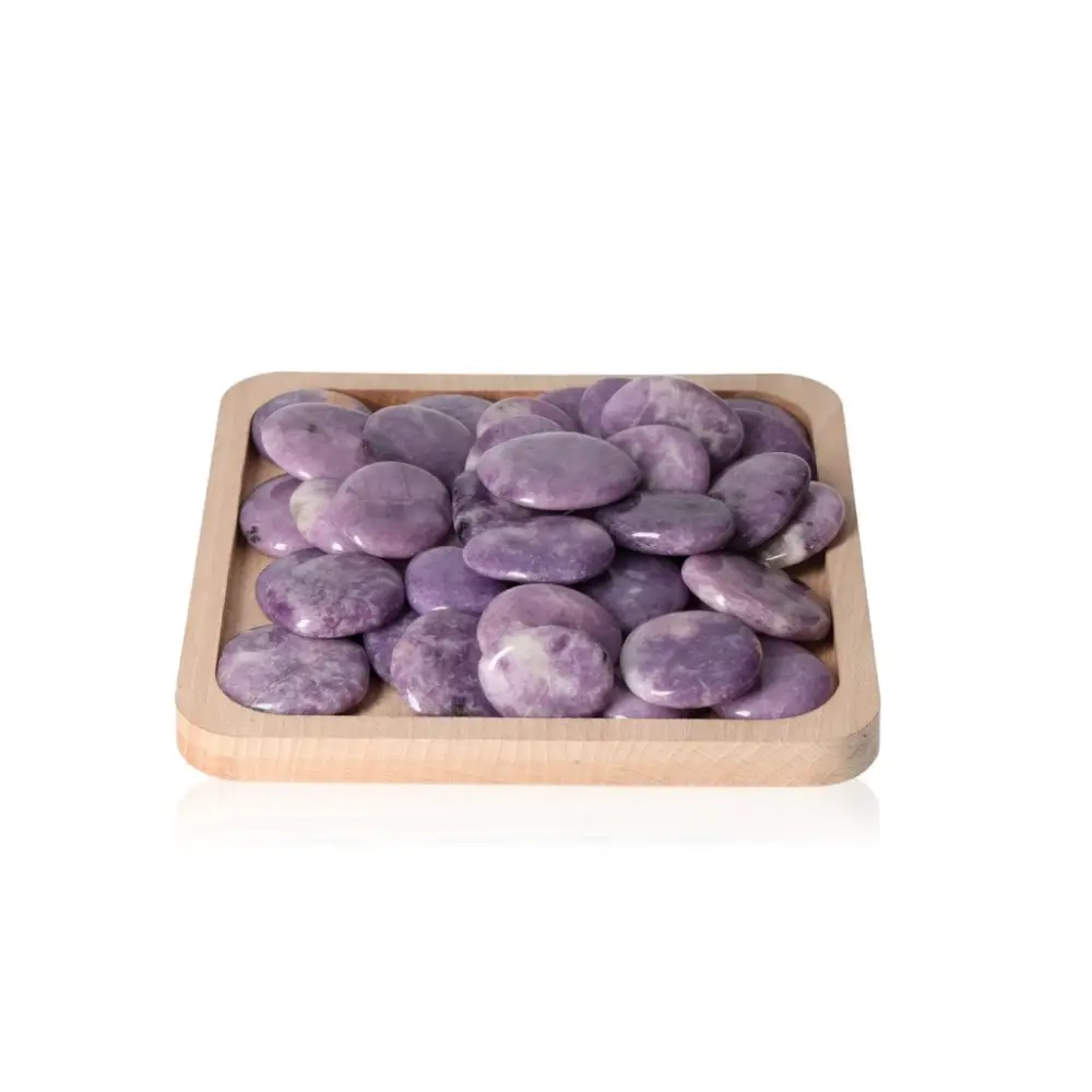 Lepidolite Palm Stone 080101