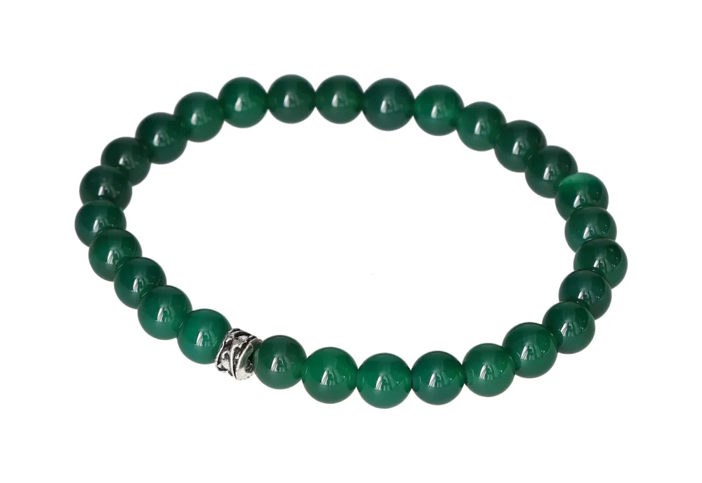 Green Agate 6 mm Bracelet 634403 P30 - Image 4