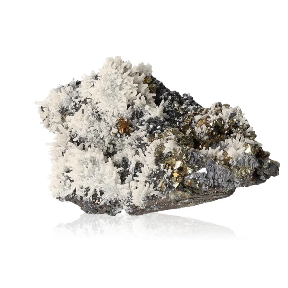 Galena with Quartz and Calcite and Macasite 047418 - Image 2