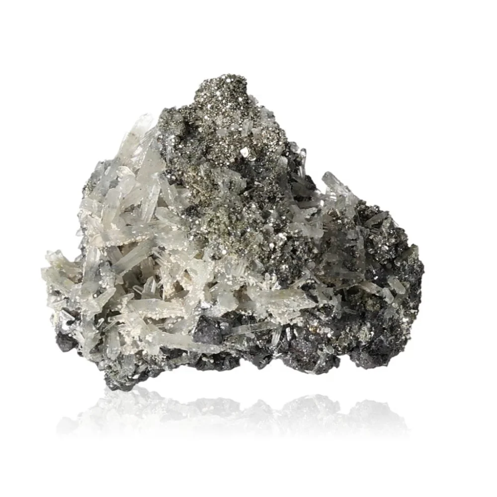 Pyrite with Sphalerite and Quartz 047616 - Image 2