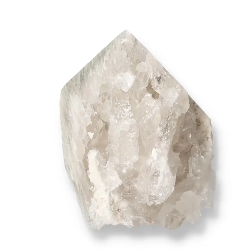 Milky Quartz Semi-polished Point 573252