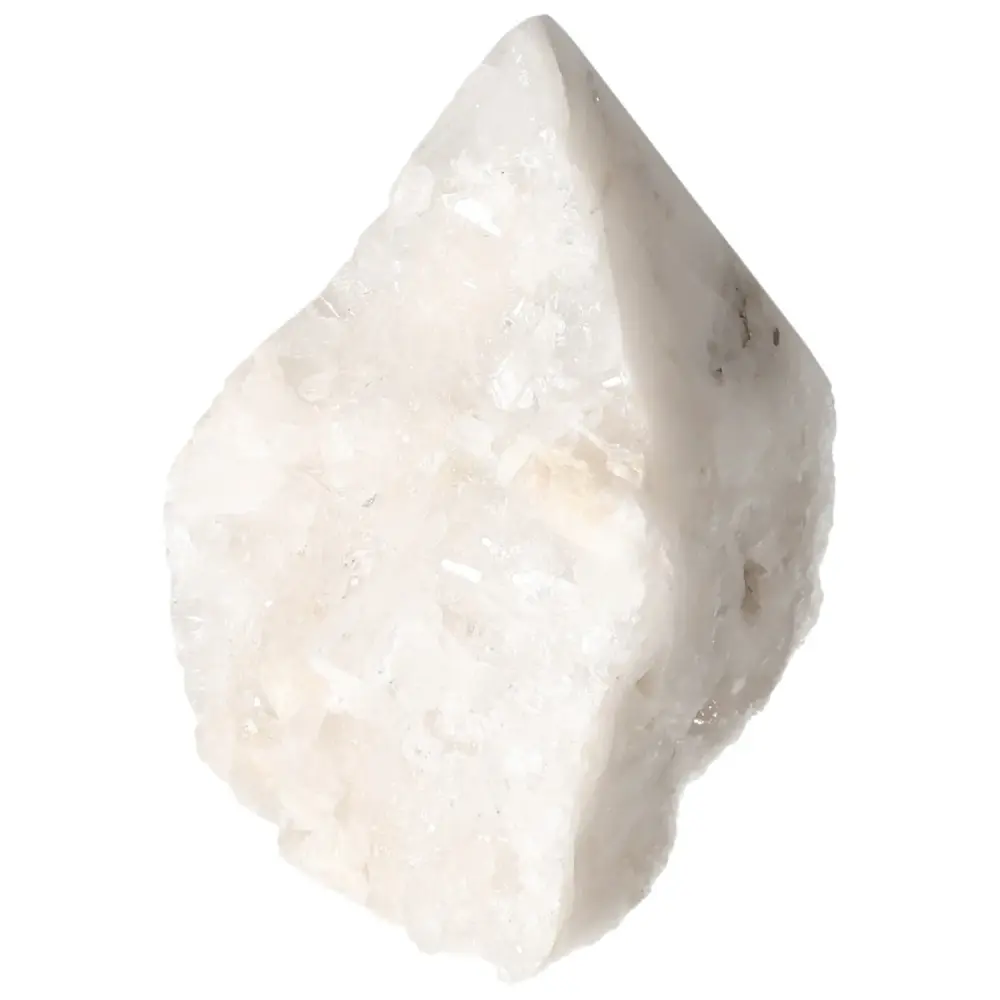 Milky Quartz Semi-polished Point 573184 - Image 8