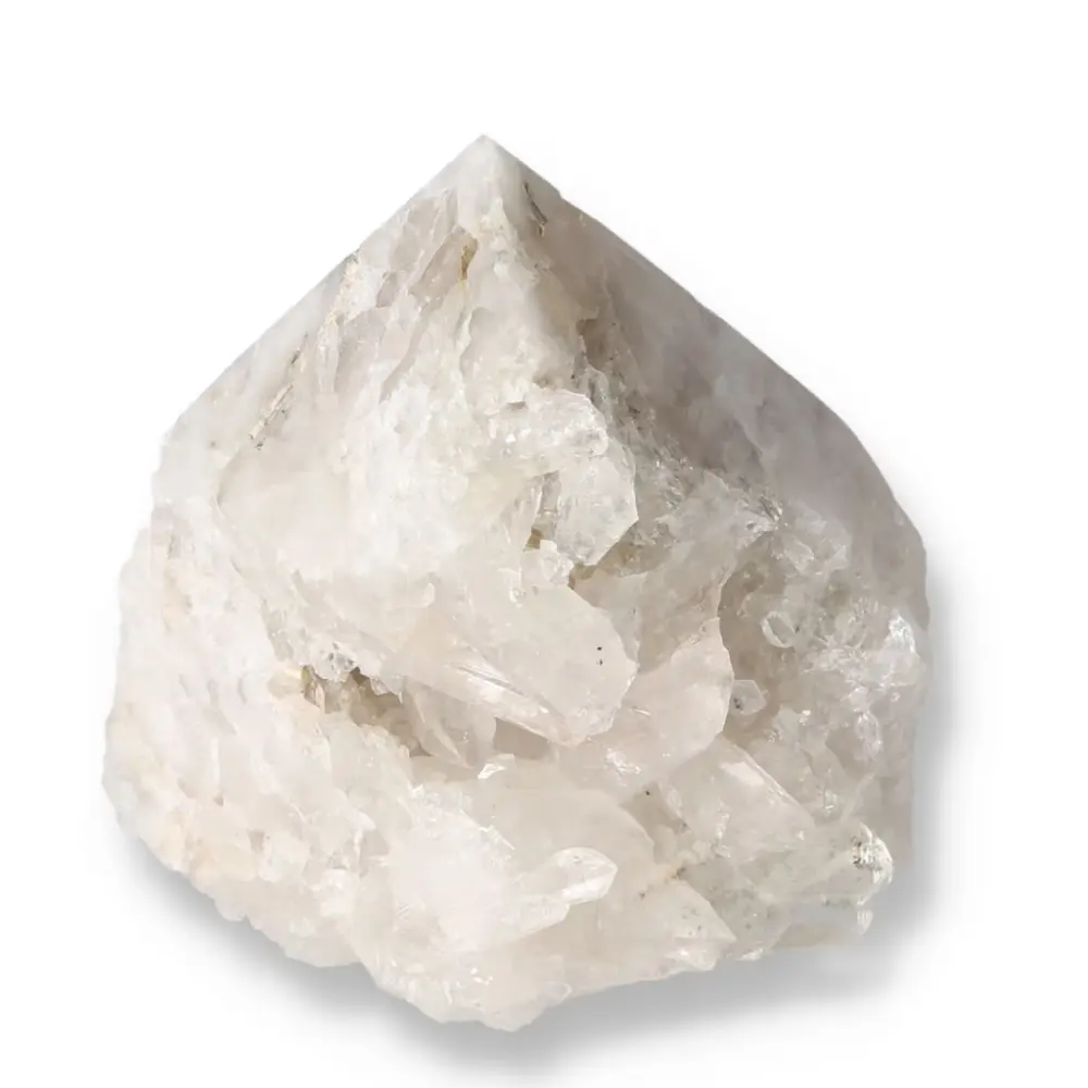 Milky Quartz Semi-polished Point 573177