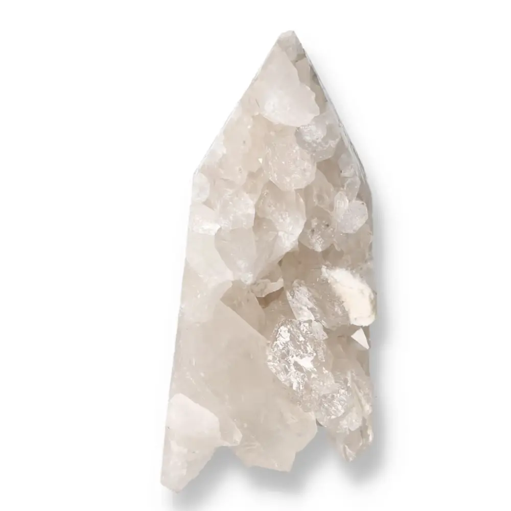Milky Quartz Semi-polished Point 573115