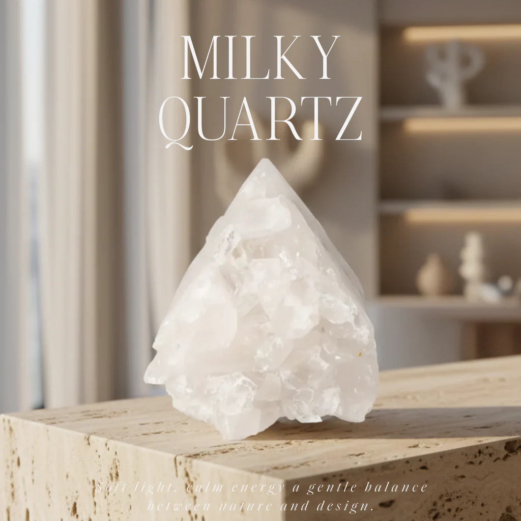 Milky Quartz Semi-polished Point 573085