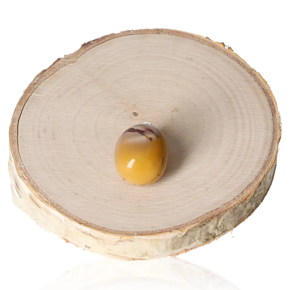 Mookaite Yellow Tumbled Pendant 555432 P30 - Image 3