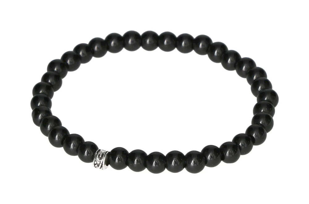 Obsydian 6 mm Bracelet 634465 P30 - Image 2