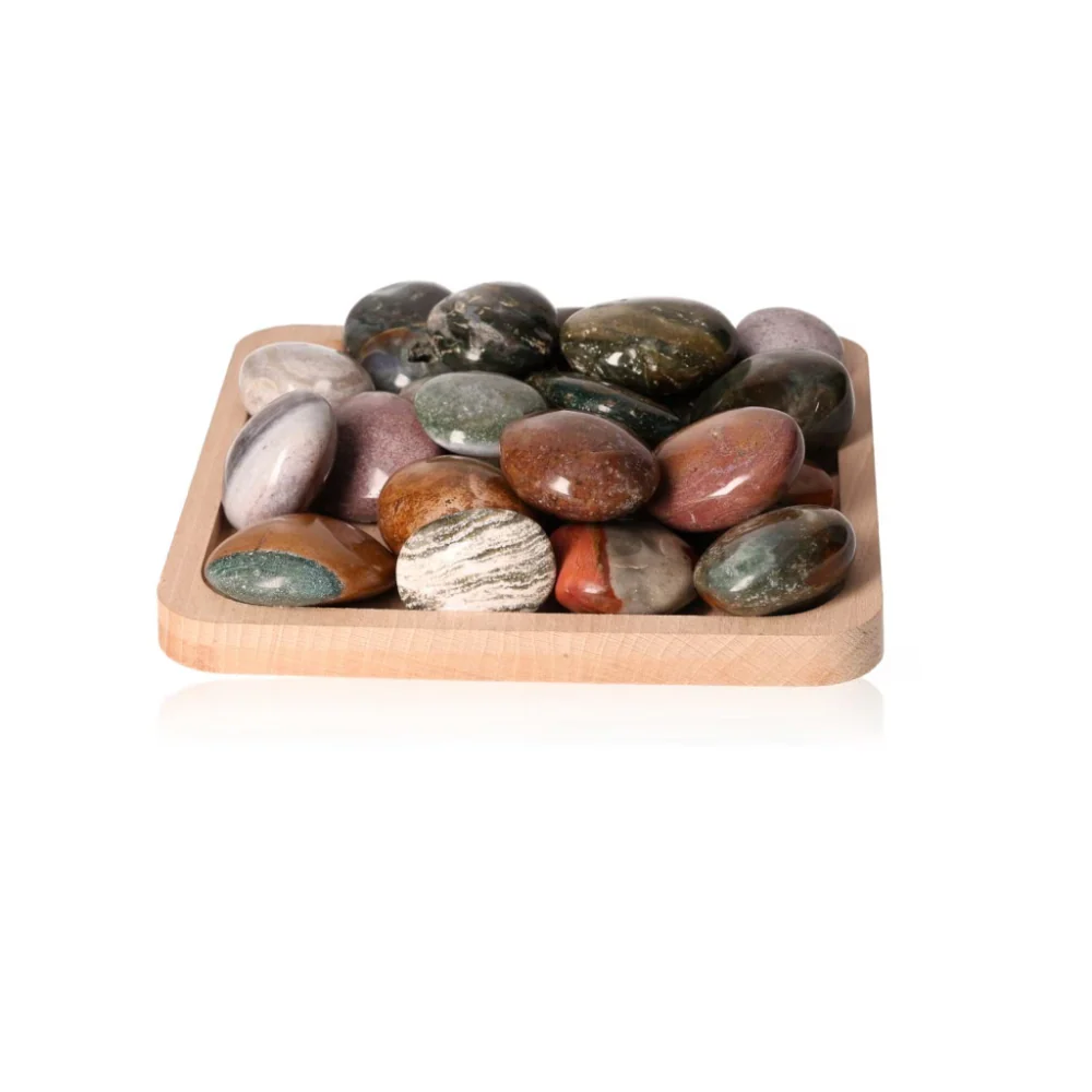 Ocean Jasper Palm Stone L 078726 - Image 2