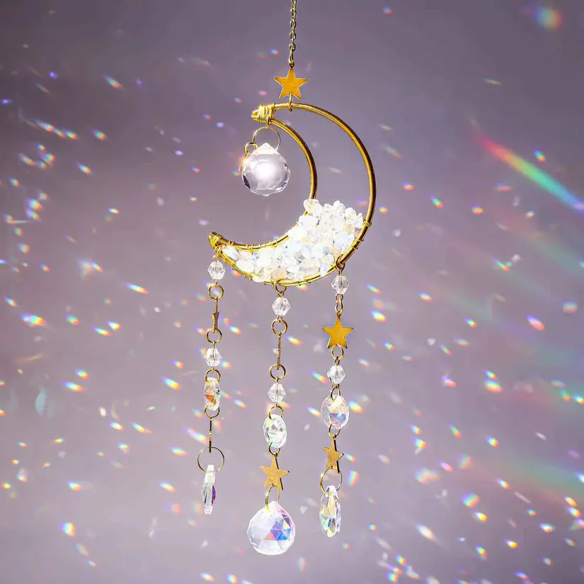 Opalite Moon Suncatcher 545211 - Image 2