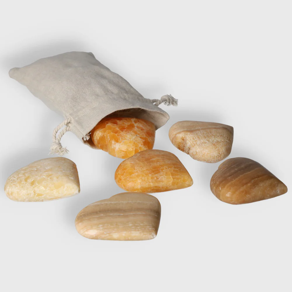 Orange Calcite Heart M 556705 - Image 4