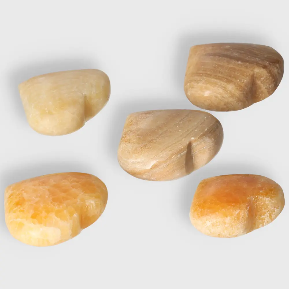 Orange Calcite Heart S 556699 - Image 2