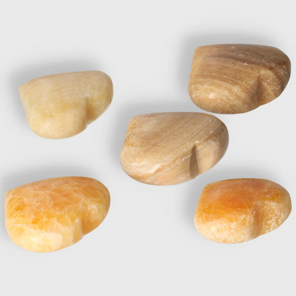 Orange Calcite Heart S 556699 - Image 4