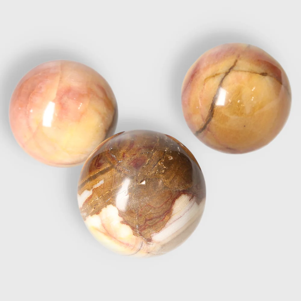 Peach Calcite Sphere M 556781 - Image 3
