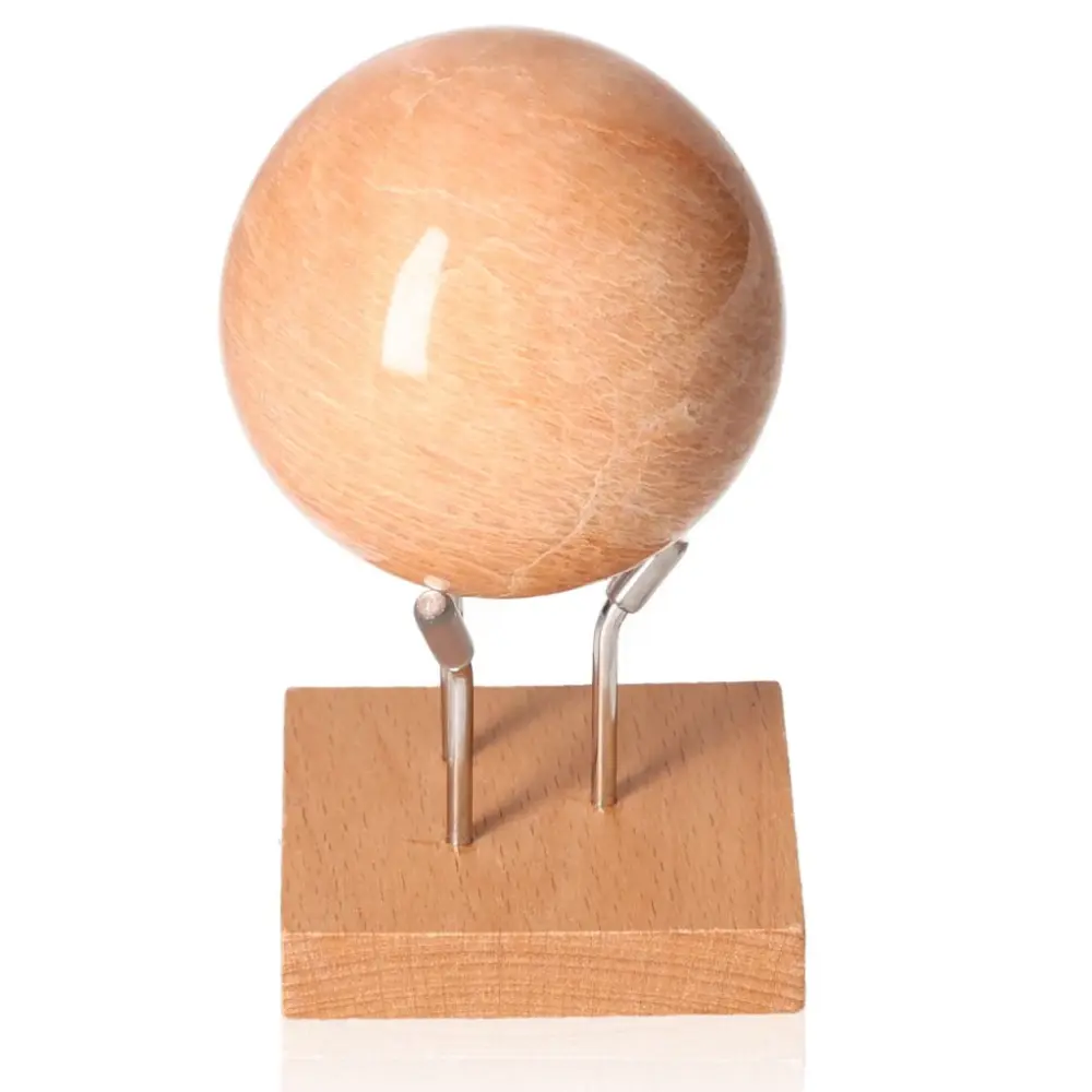 Peach Moonstone Sphere 066211 - Image 2