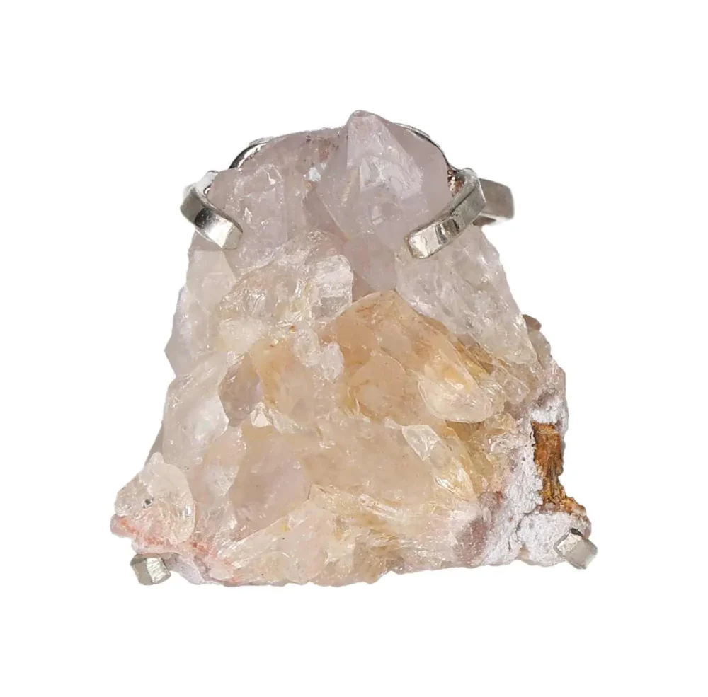 Silver Arc Ring with Pink Amethyst – Gentle Strength and Heart-Centered Calm 597562 P30 - Image 3