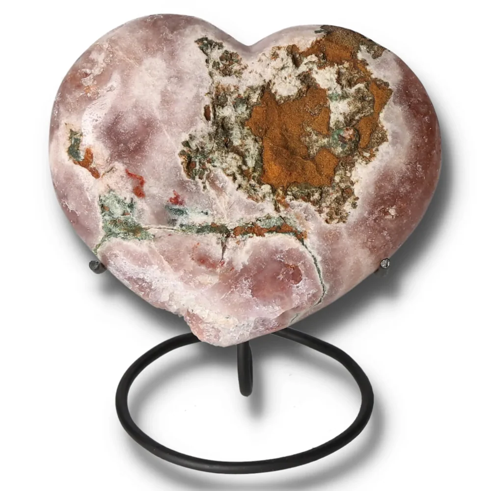 Pink Amethyst Heart 033749