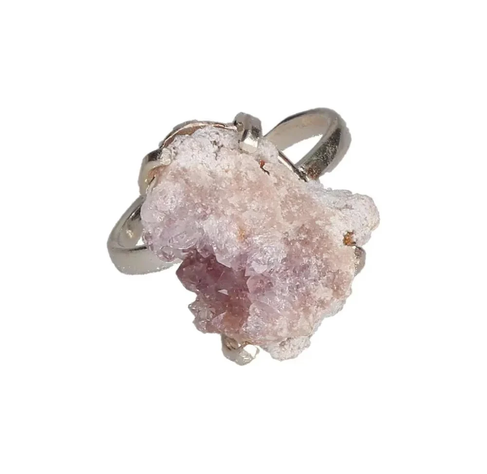 Pink Amethyst Simple Band Ring 599498 - Image 3