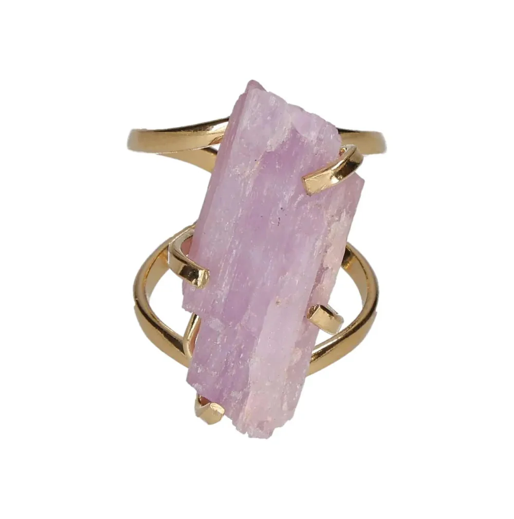 Pink Tourmaline Arc Ring Gold 620635