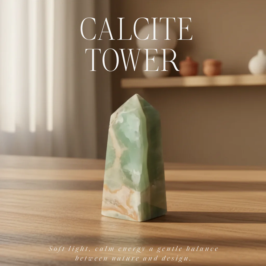 Pistachio Calcite Tower 557443
