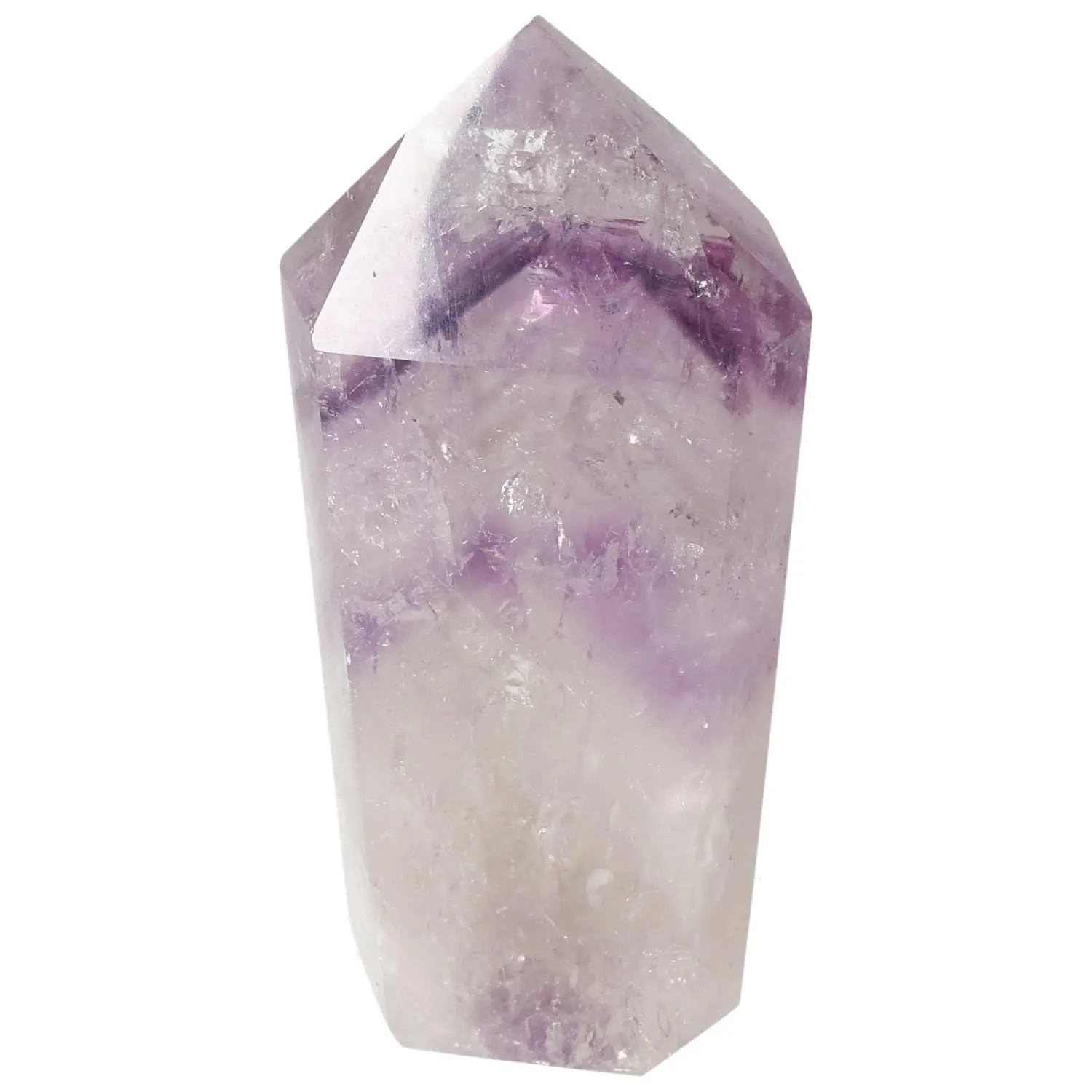 Polished Amethyst Obelisk 579858 - Image 2