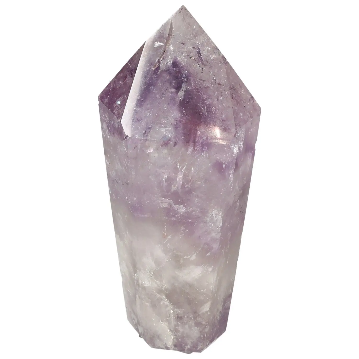 Polished Amethyst Obelisk 579872 - Image 2
