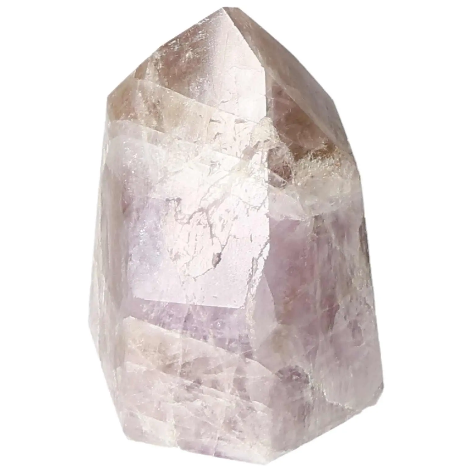 Polished Amethyst Obelisk 578202 - Image 2