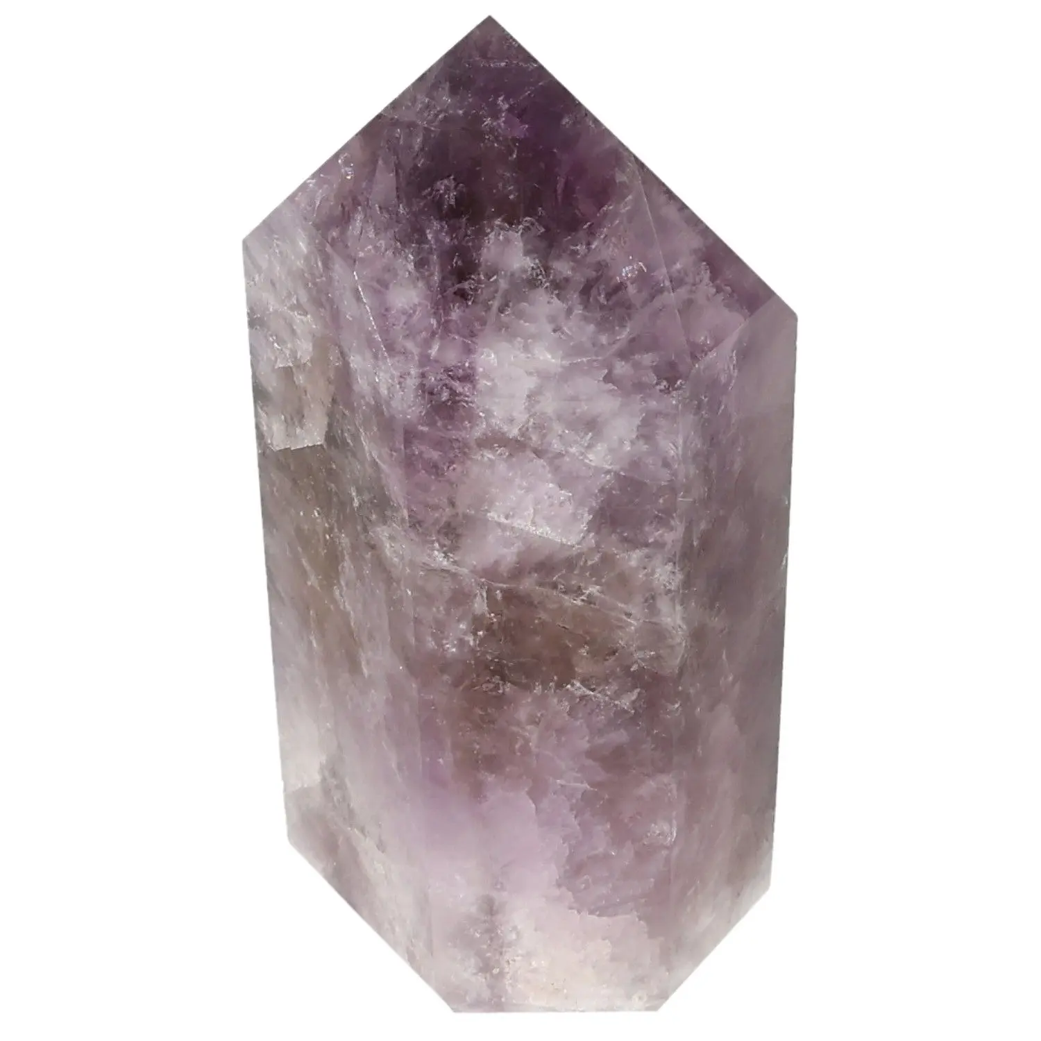 Polished Amethyst Obelisk 577625 - Image 8